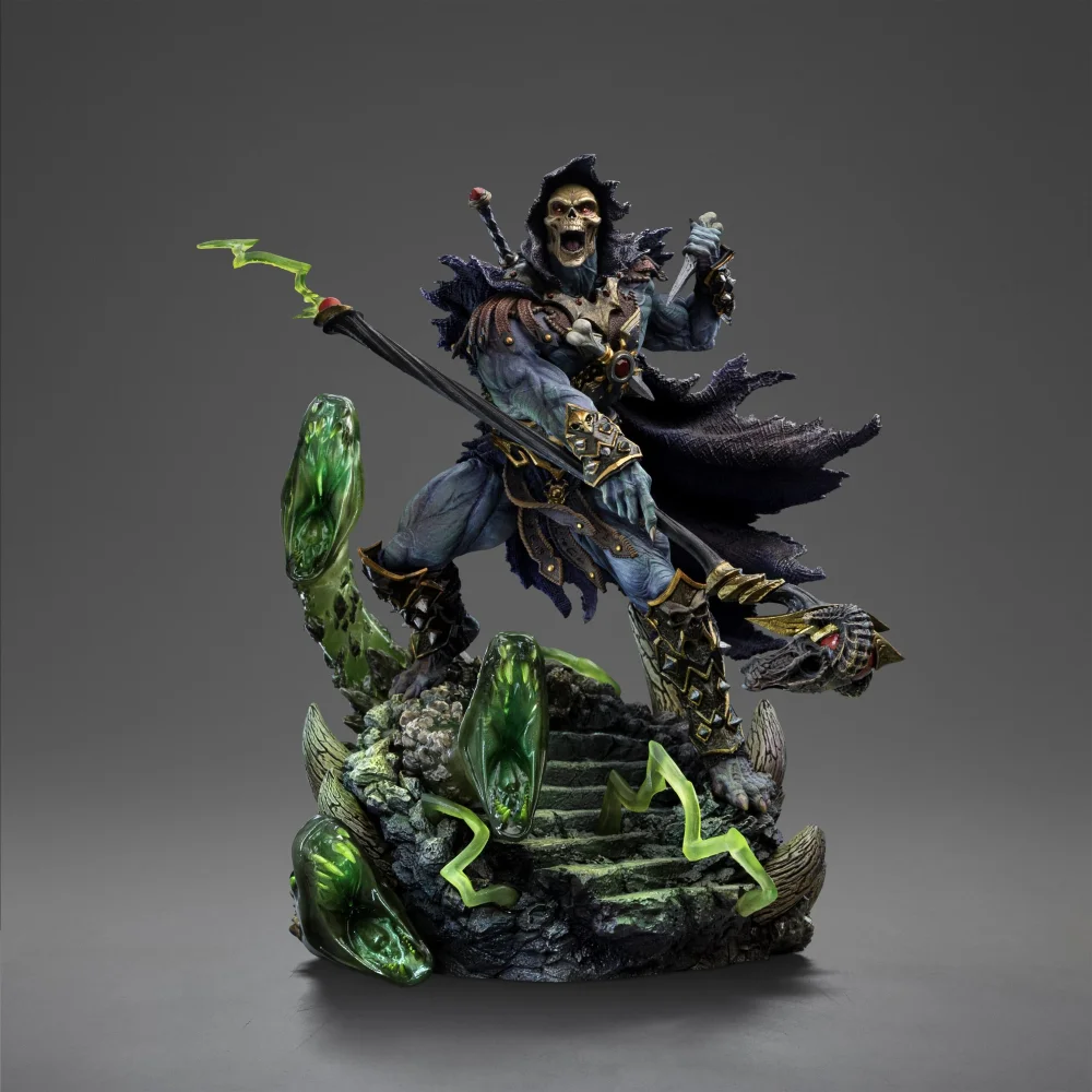 Iron Studios Masters of the Universe Skeletor Unleashed Deluxe Art Scale 1/10 Statue Afbeelding 1