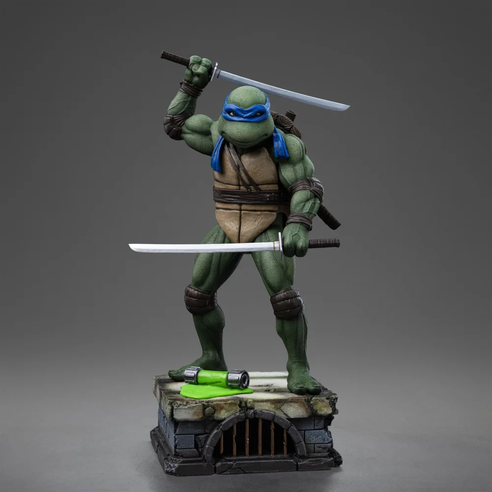 Iron Studios Teenage Mutant Ninja Turtles Leonardo Art Scale 1/10 Statue Afbeelding 1