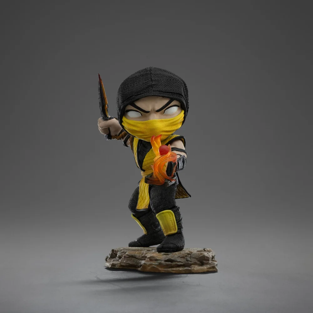 Iron Studios Mortal Kombat Scorpion MiniCo Figure Afbeelding 1
