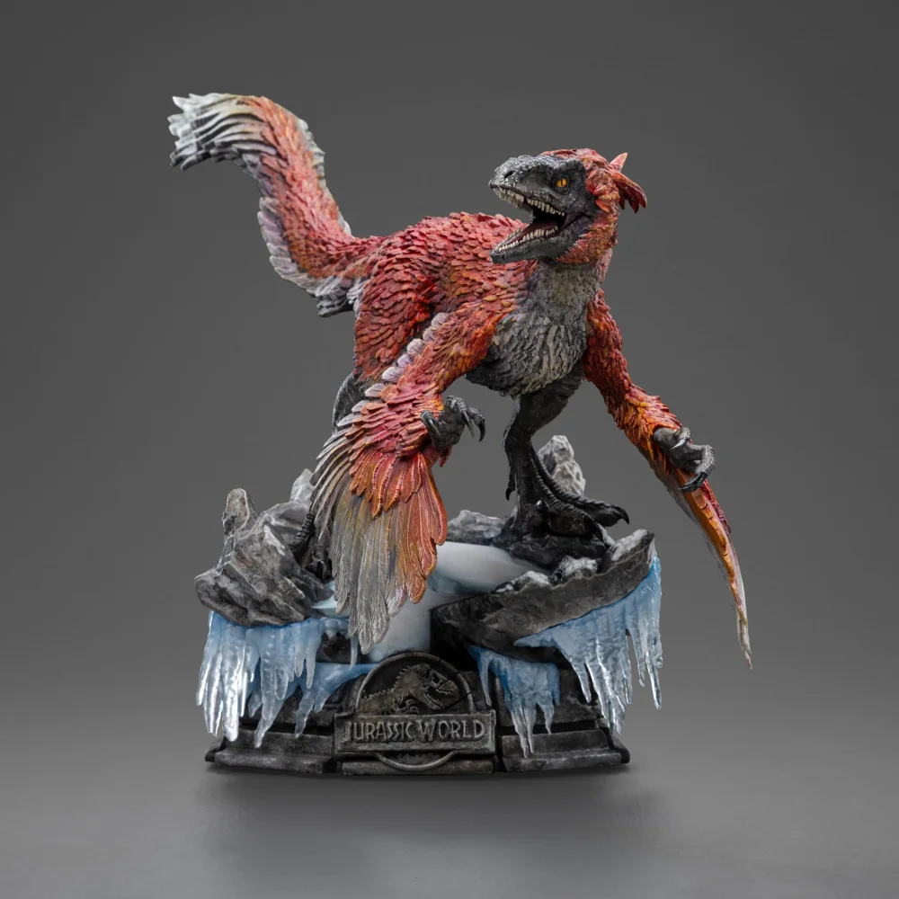 Iron Studios Jurassic World: Dominion Pyroraptor Art Scale 1/10 Statue Afbeelding 1
