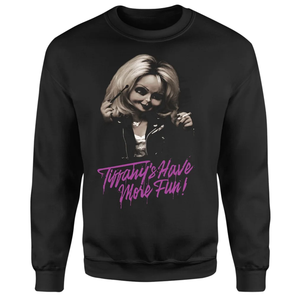 Chucky Tiffanys Have More Fun Sweatshirt - Black - XS Afbeelding 1