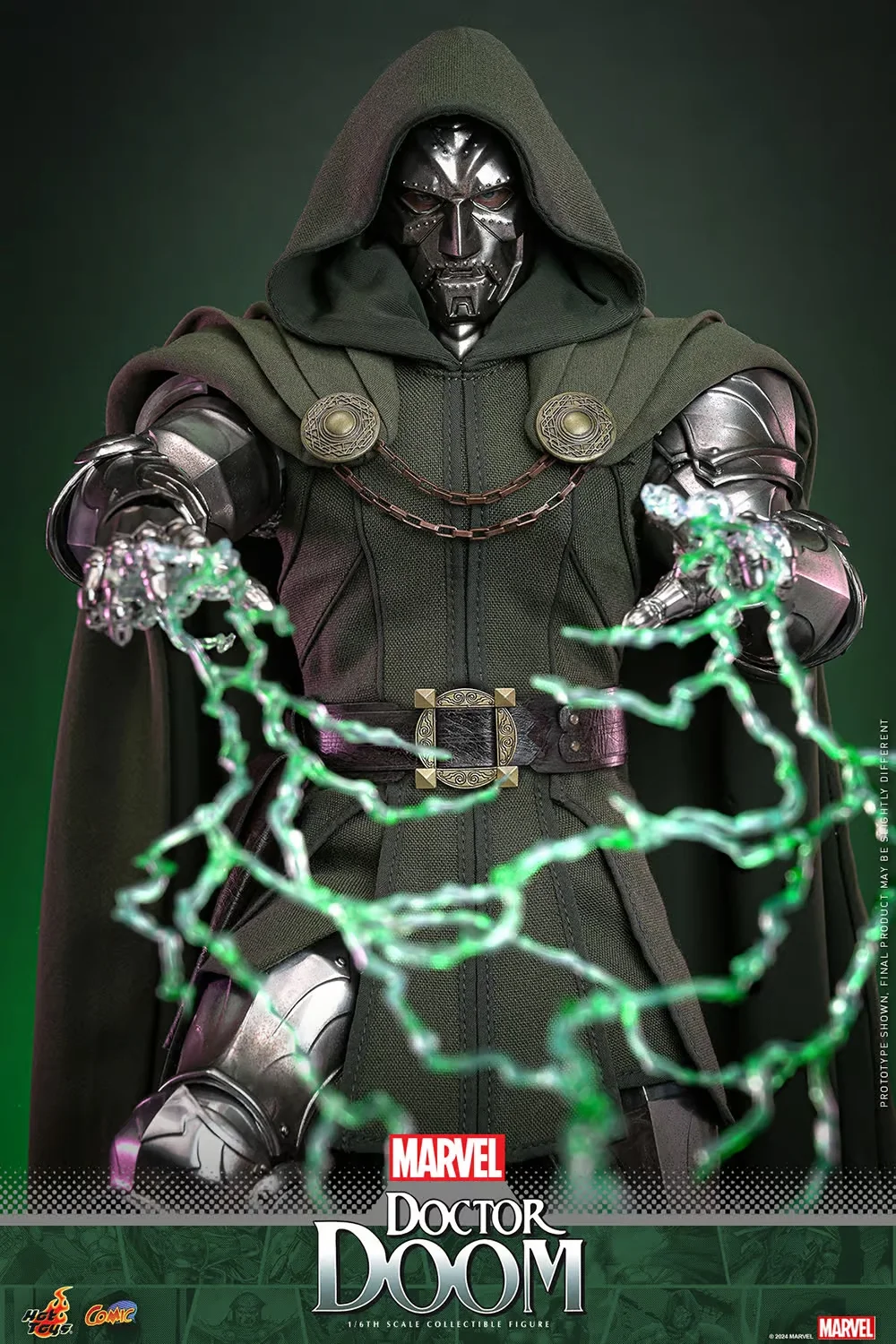 Hot Toys Marvel Doctor Doom 1:6 Scale Collectible Figure Afbeelding 1