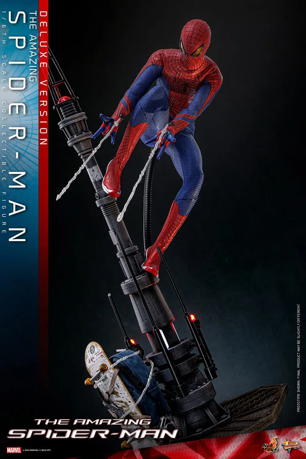 Hot Toys The Amazing Spider-Man (Andrew Garfield) 1:6 Scale Deluxe Edition Collectible Figure Afbeelding 1