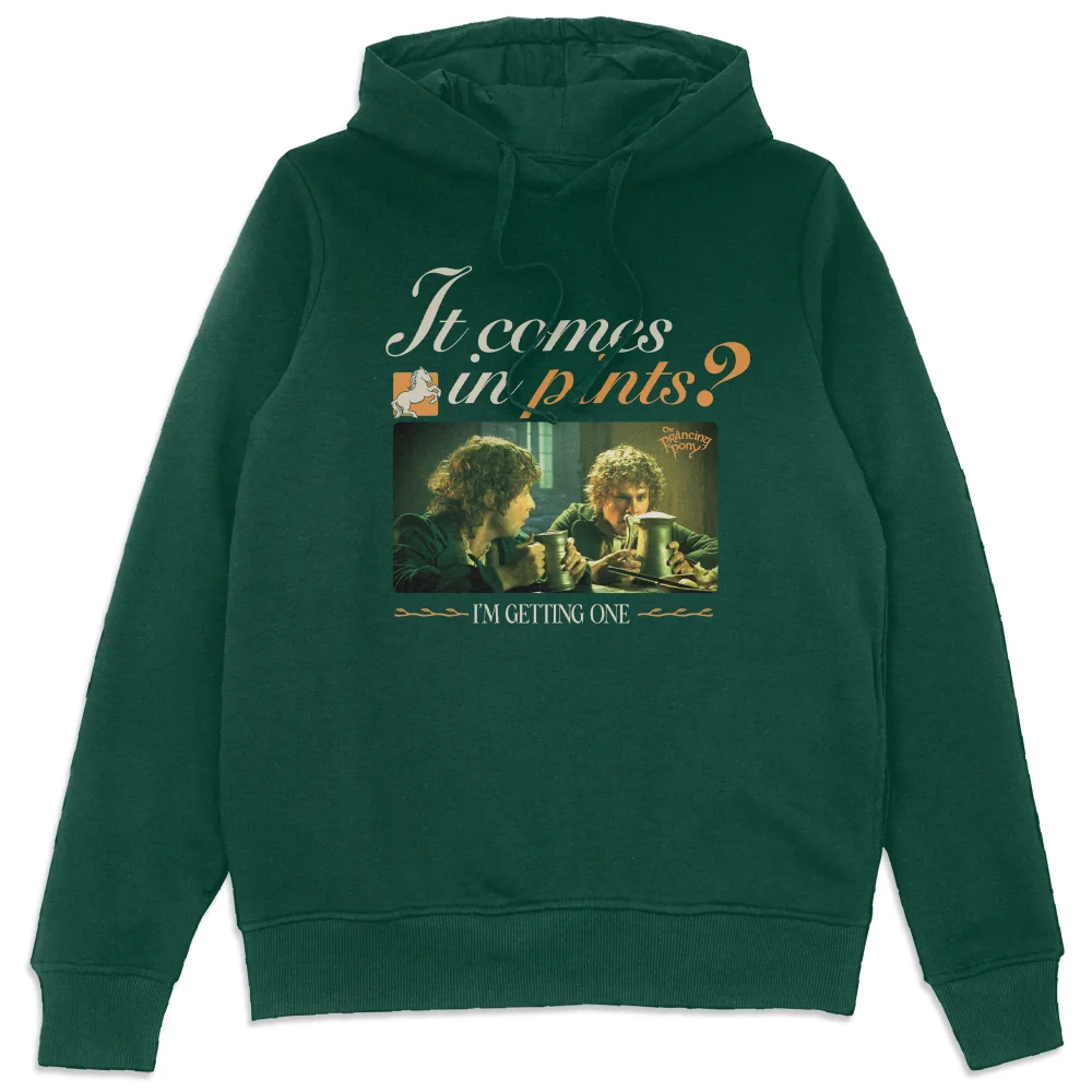 Lord Of The Rings It Comes In Pints Hoodie - Green - XL Afbeelding 1