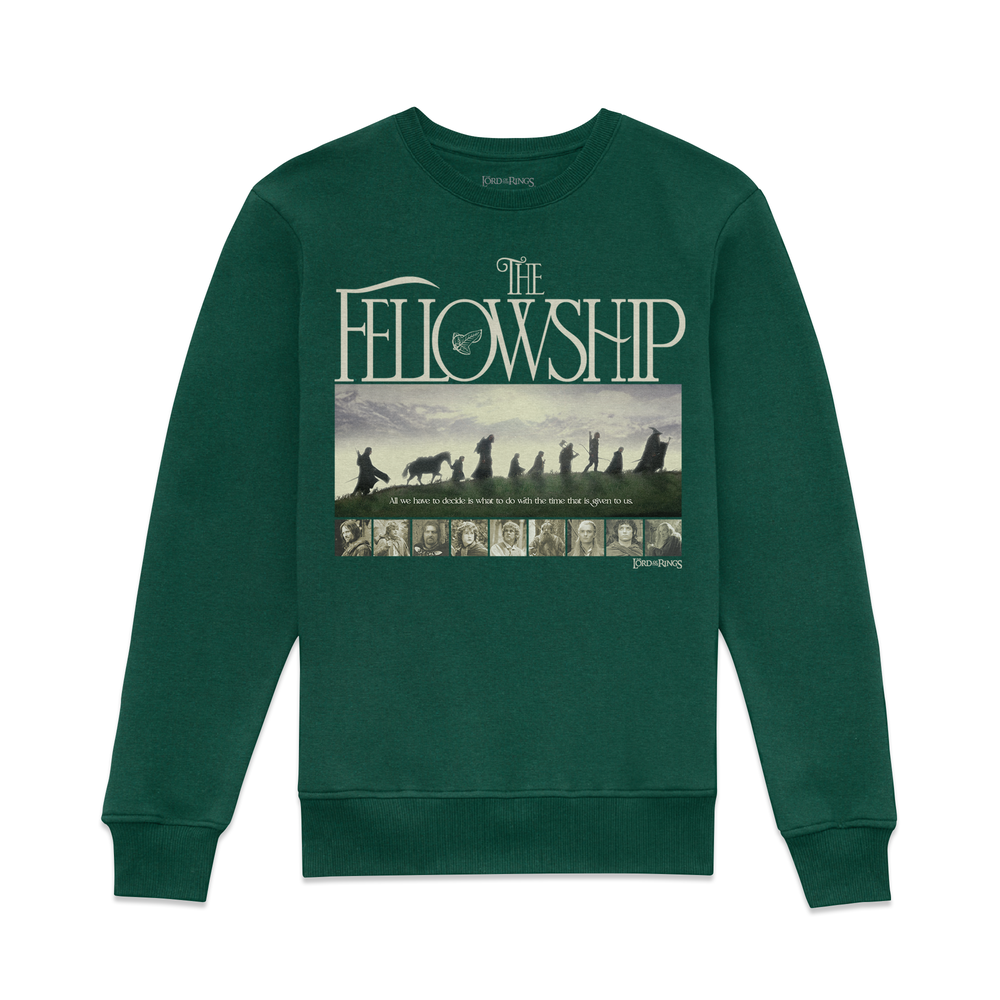 Lord Of The Rings Fellowship Cinematic Sweatshirt - Green - XL Afbeelding 1