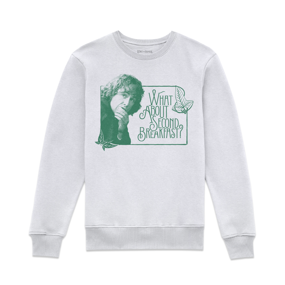 Lord Of The Rings Second Breakfast Sweatshirt - White - XL Afbeelding 1