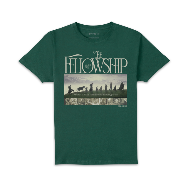 Lord Of The Rings Fellowship Cinematic Unisex T-Shirt - Green