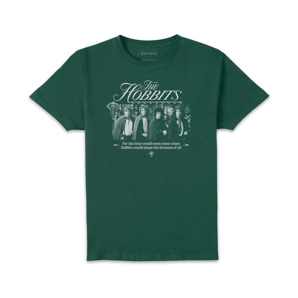 Lord Of The Rings The Hobbits Unisex T-Shirt - Green - XXL Afbeelding 1
