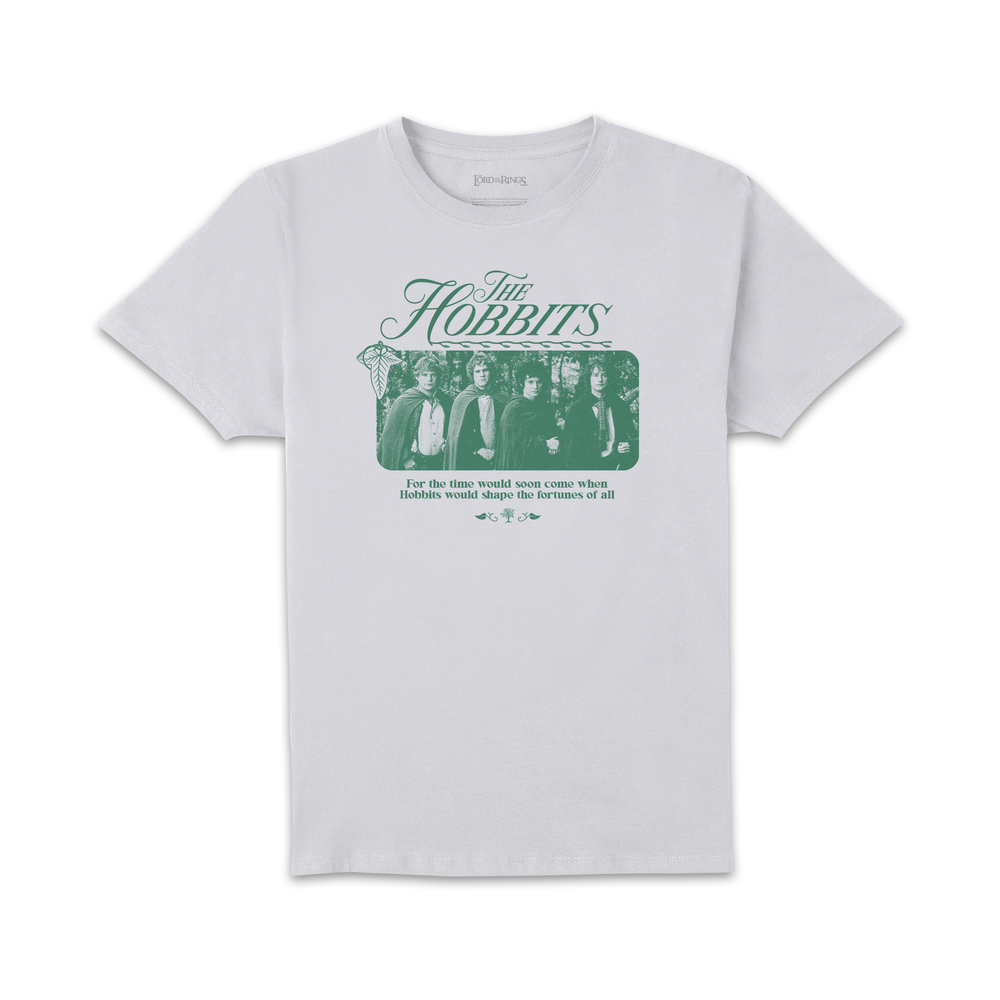 Lord Of The Rings The Hobbits Unisex T-Shirt - White - XXL Afbeelding 1