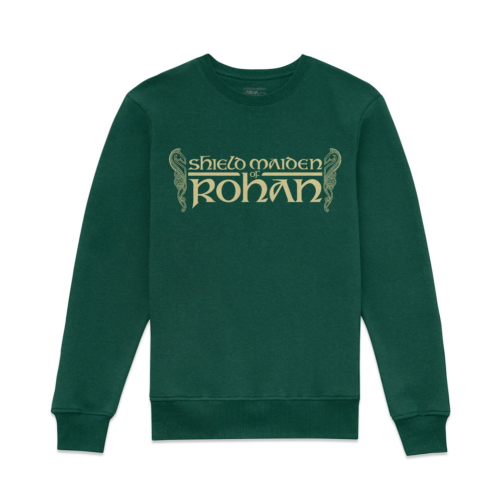 Lord Of The Rings Sheild Maiden Of Rohan Sweatshirt - Green - XS Afbeelding 1