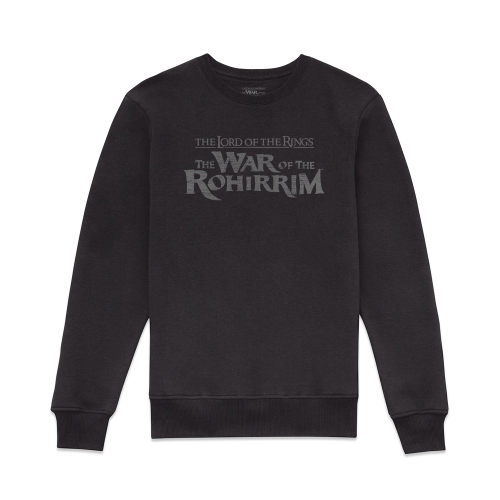 Lord Of The Rings Textured Logo Sweatshirt - Black - 5XL Afbeelding 1