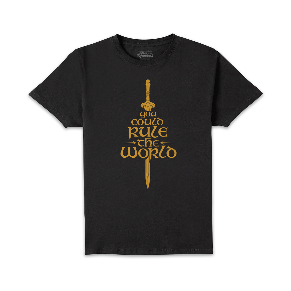 Lord Of The Rings Rule The World Men's T-Shirt - Black - XXL Afbeelding 1