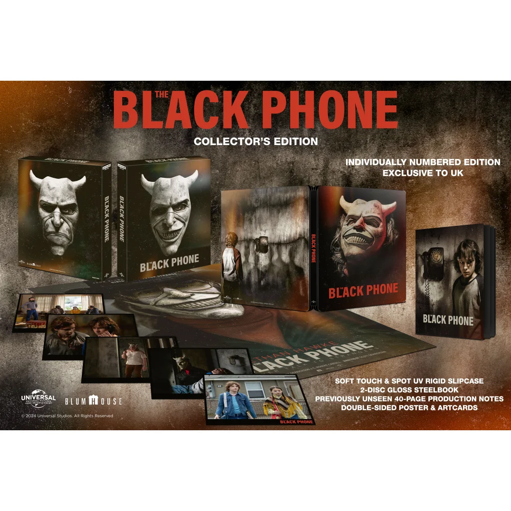 Black Phone Limited Collector's Edition 4K Ultra HD Steelbook Afbeelding 1