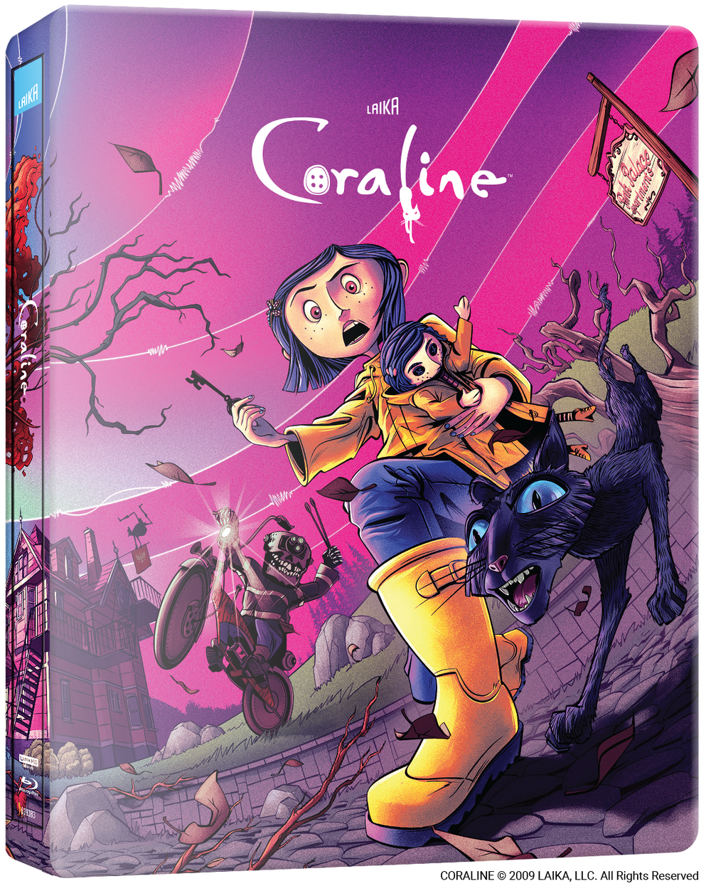 Coraline - Limited Steelbook Edition 4K Ultra HD & Blu-ray Afbeelding 1