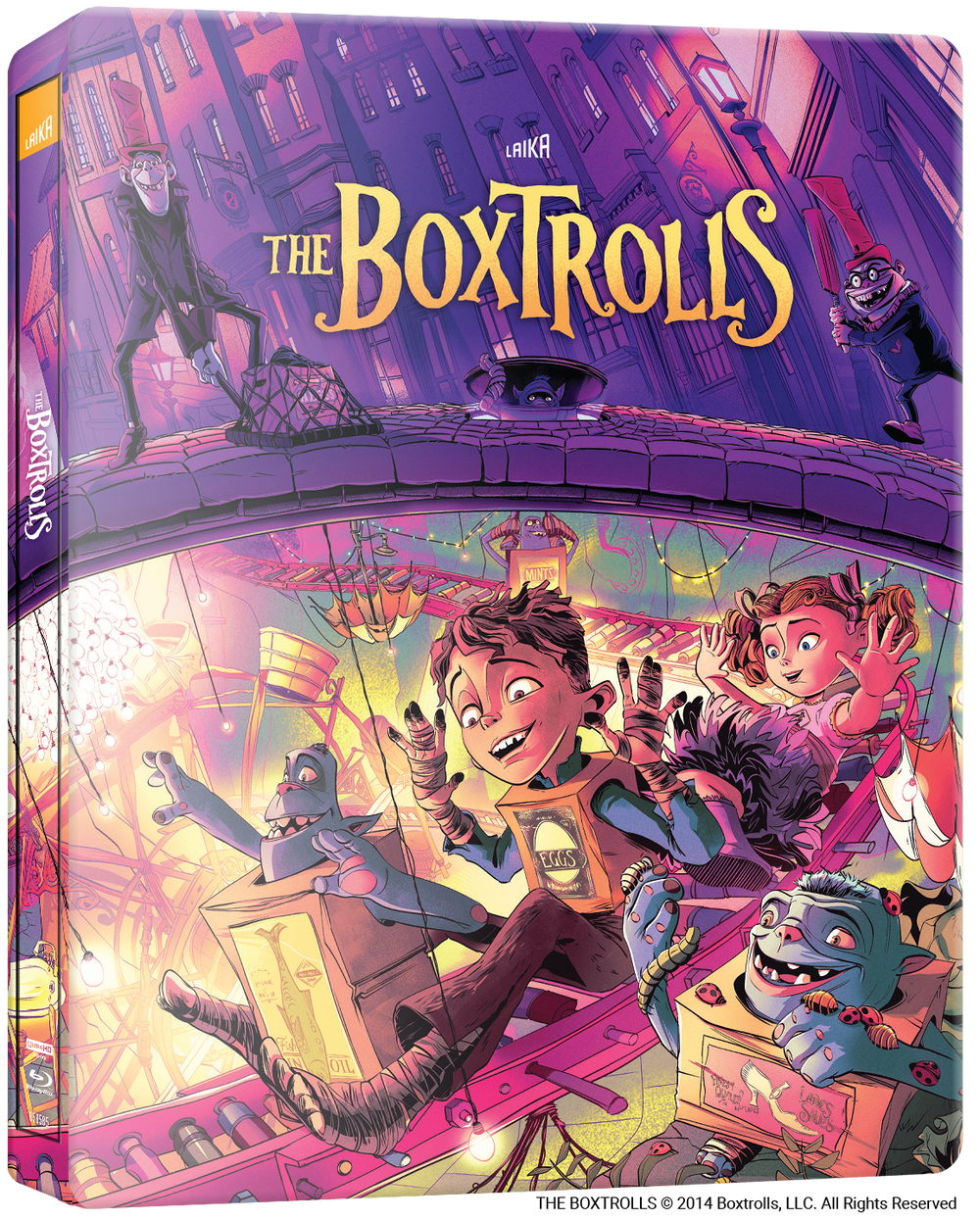 The BoxTrolls - Limited Steelbook Edition 4K Ultra HD & Blu-ray Afbeelding 1