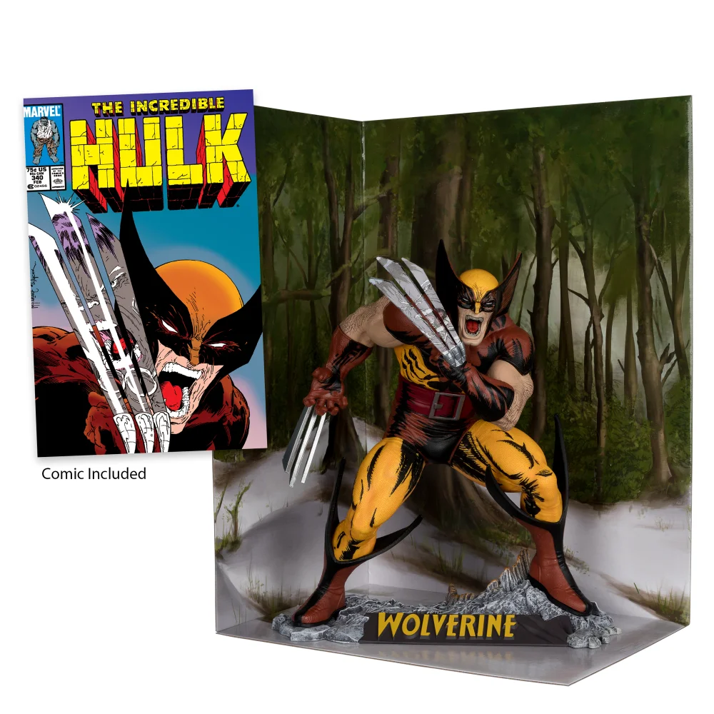 MARVEL COLLECTION 1:6TH WV2 - WOLVERINE BY TODD MCFARLANE (THE INCREDIBLE HULK #340) Afbeelding 1