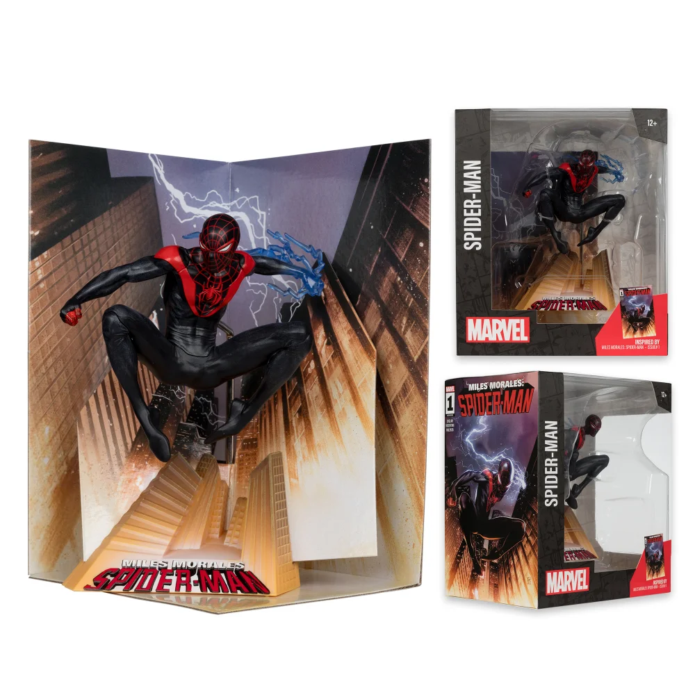 MARVEL COLLECTION 1:10TH WV2 - MILES MORALES (MILES MORALES: SPIDER-MAN #1) Afbeelding 1