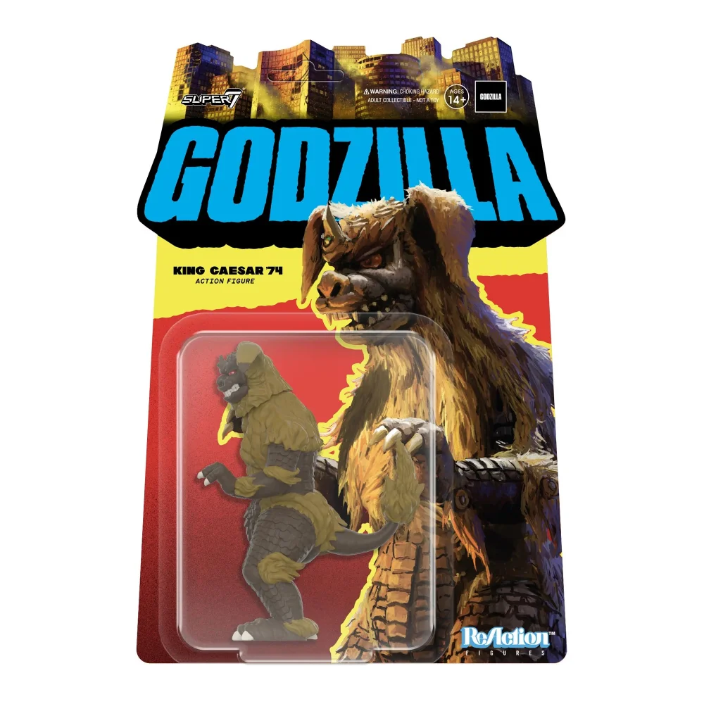 Super7 TOHO Godzilla King Ceasar ReAction Figure (3.75") Afbeelding 1