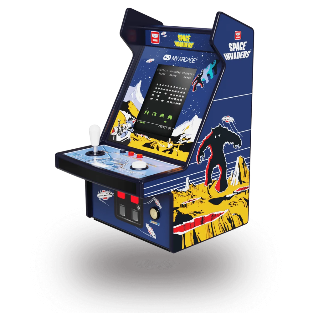 MICRO PLAYER PRO 6.7" SPACE INVADERS PORTABLE RETRO ARCADE Afbeelding 1