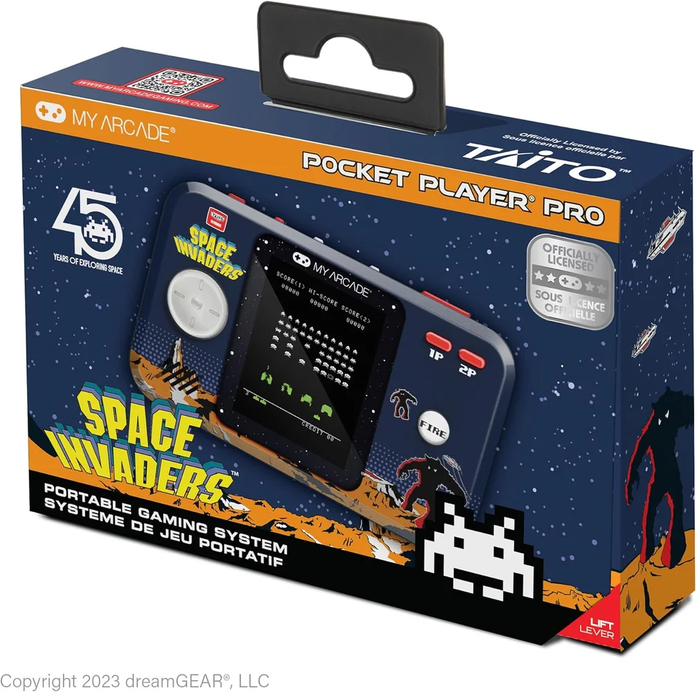POCKET PLAYER PRO SPACE INVADERS PORTABLE GAMING SYSTEM Afbeelding 1