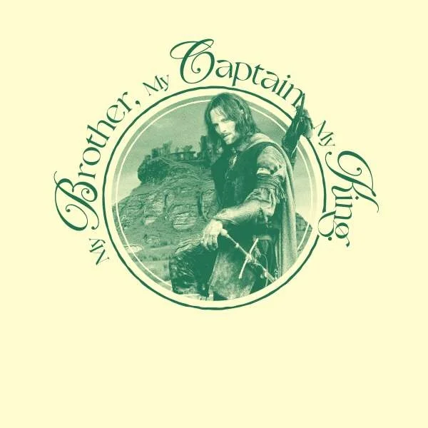 Lord Of The Rings My Captain Unisex T-Shirt - Cream