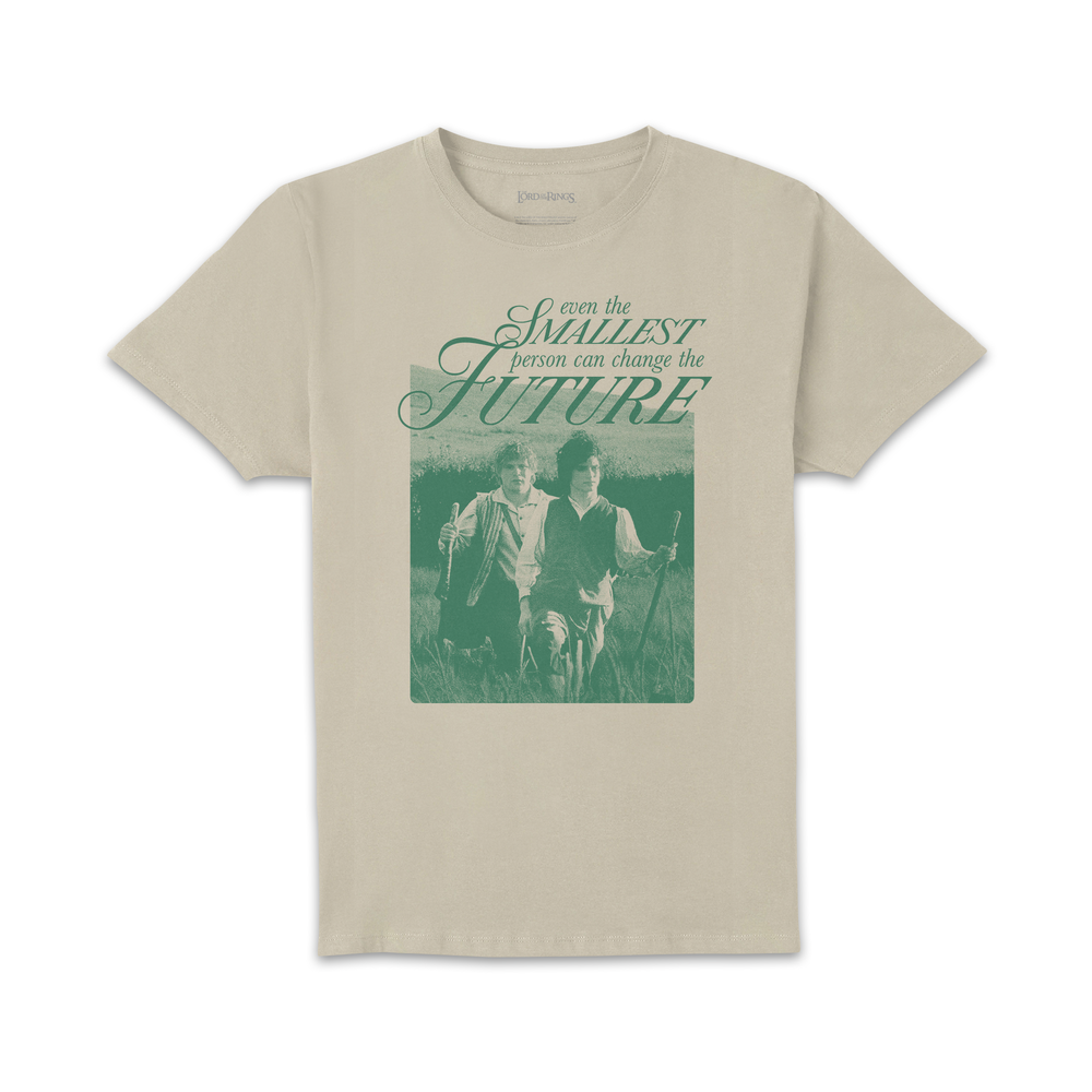Lord Of The Rings Small Person Unisex T-Shirt - Cream - XXL Afbeelding 1