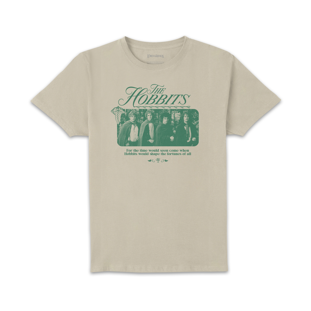 Lord Of The Rings The Hobbits Unisex T-Shirt - Cream - XL Afbeelding 1