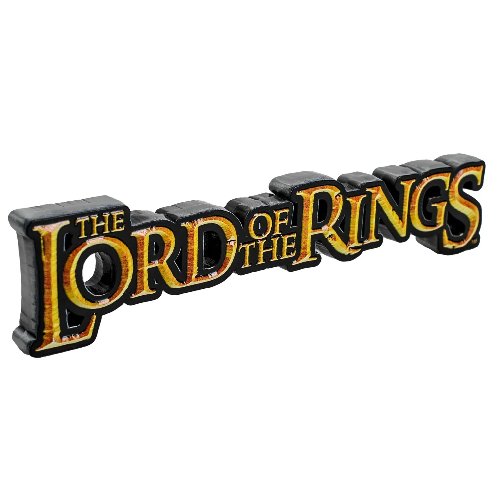 Lord of the Rings: Metal Logo Sign Afbeelding 1