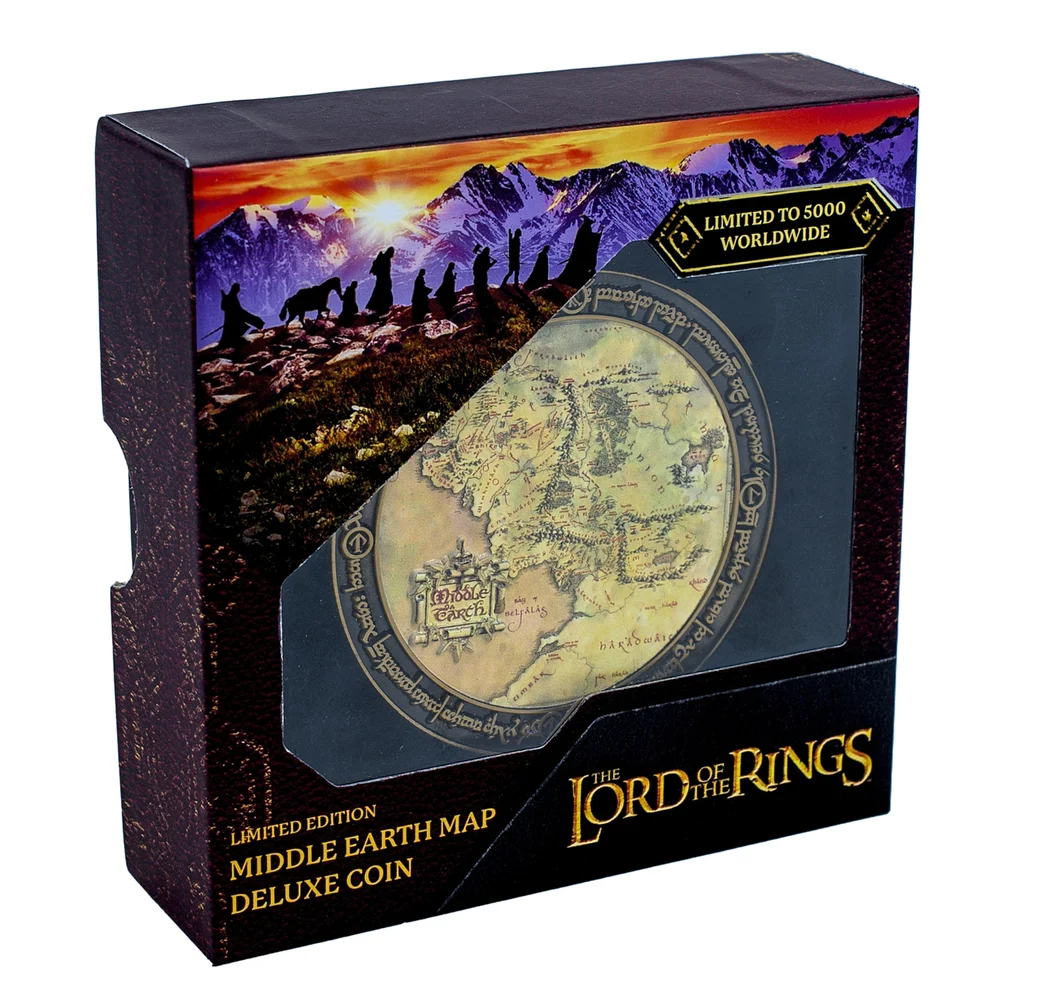 Lord of the Rings: Middle Earth Map Deluxe Coin Afbeelding 1