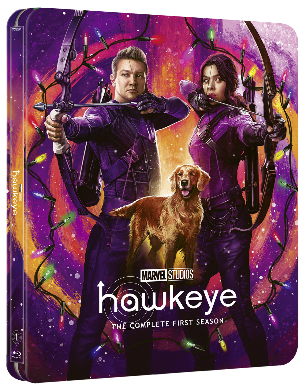 Marvel Studios Hawkeye Season 1 4K Ultra HD & Blu-ray Steelbook (Disney+ Original - includes artcards) Afbeelding 1