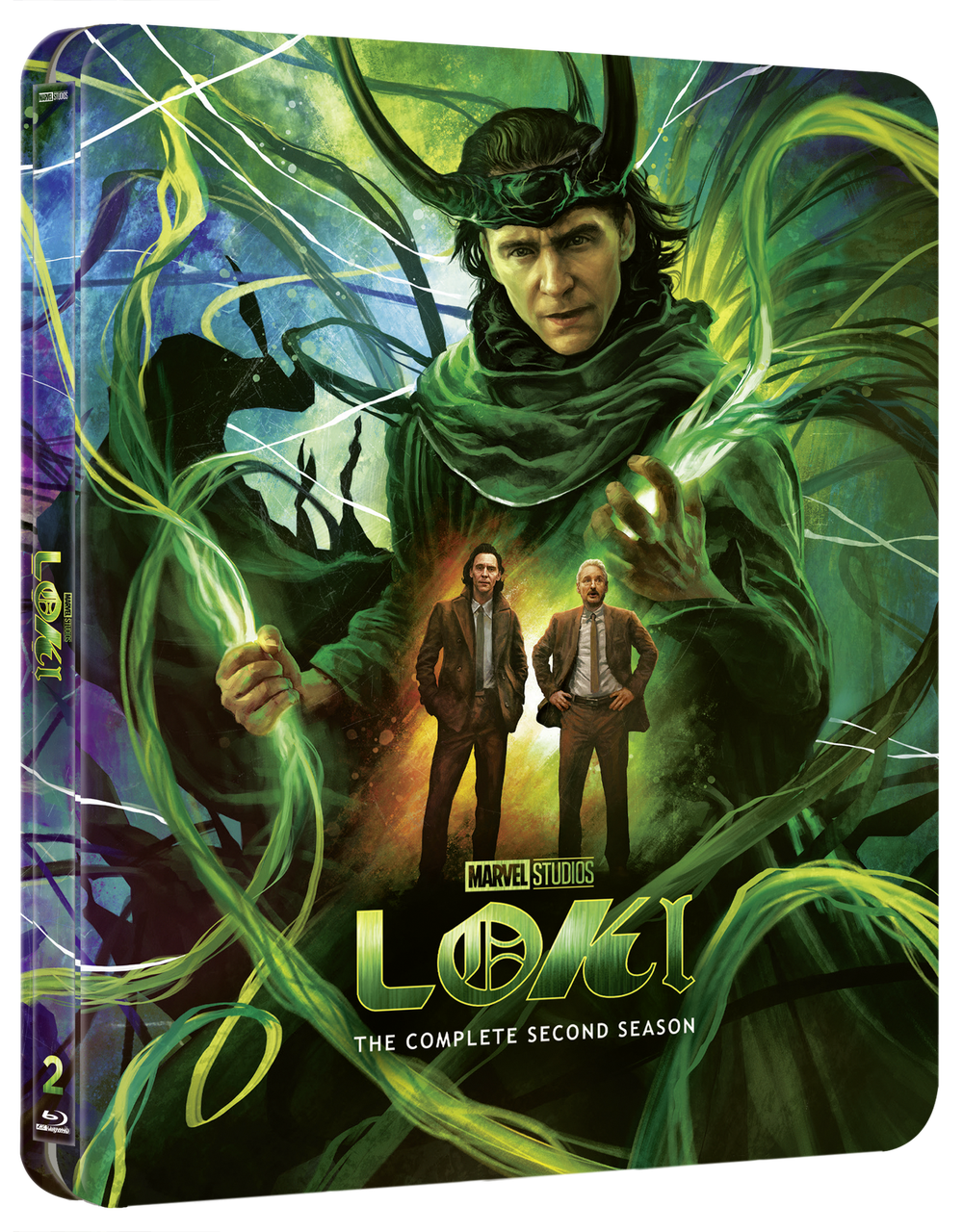 Marvel Studios Loki Season 2 4K Ultra HD & Blu-ray Steelbook (Disney+ Original - includes artcards) Afbeelding 1