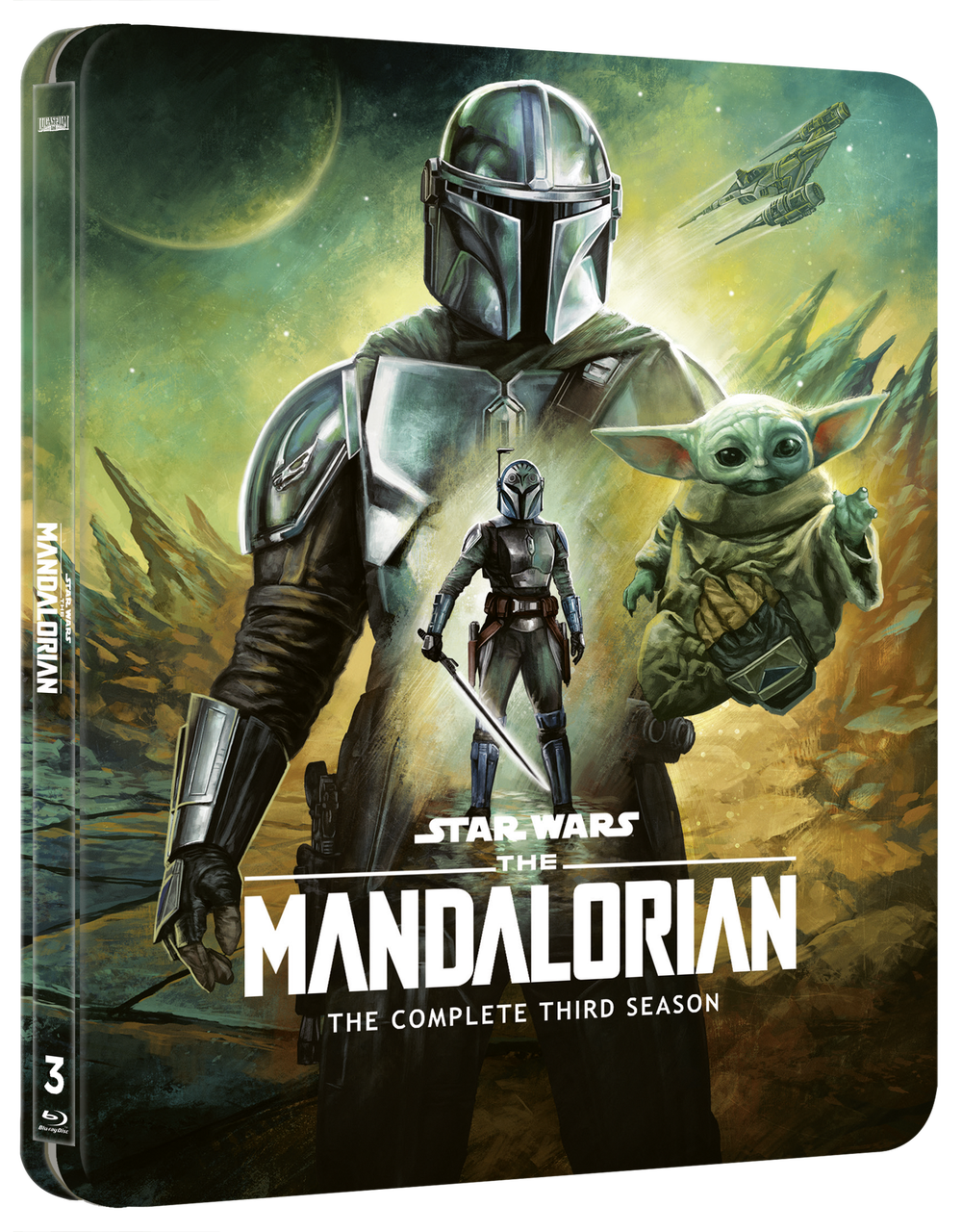 Star Wars Mandalorian Season 3 4K Ultra HD & Blu-ray Steelbook (Disney+ Original - includes artcards) Afbeelding 1