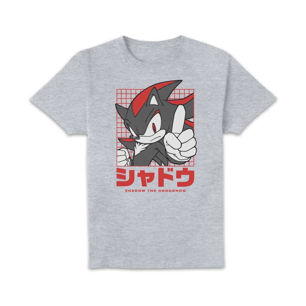 Sonic The Hedgehog Shadow Dark Victory Unisex T-Shirt - Grey - M Afbeelding 1