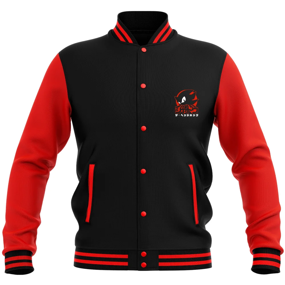 Sonic The Hedgehog Shadow Ultimate Lifeform Varsity Jacket - Black/Red - XXL Afbeelding 1