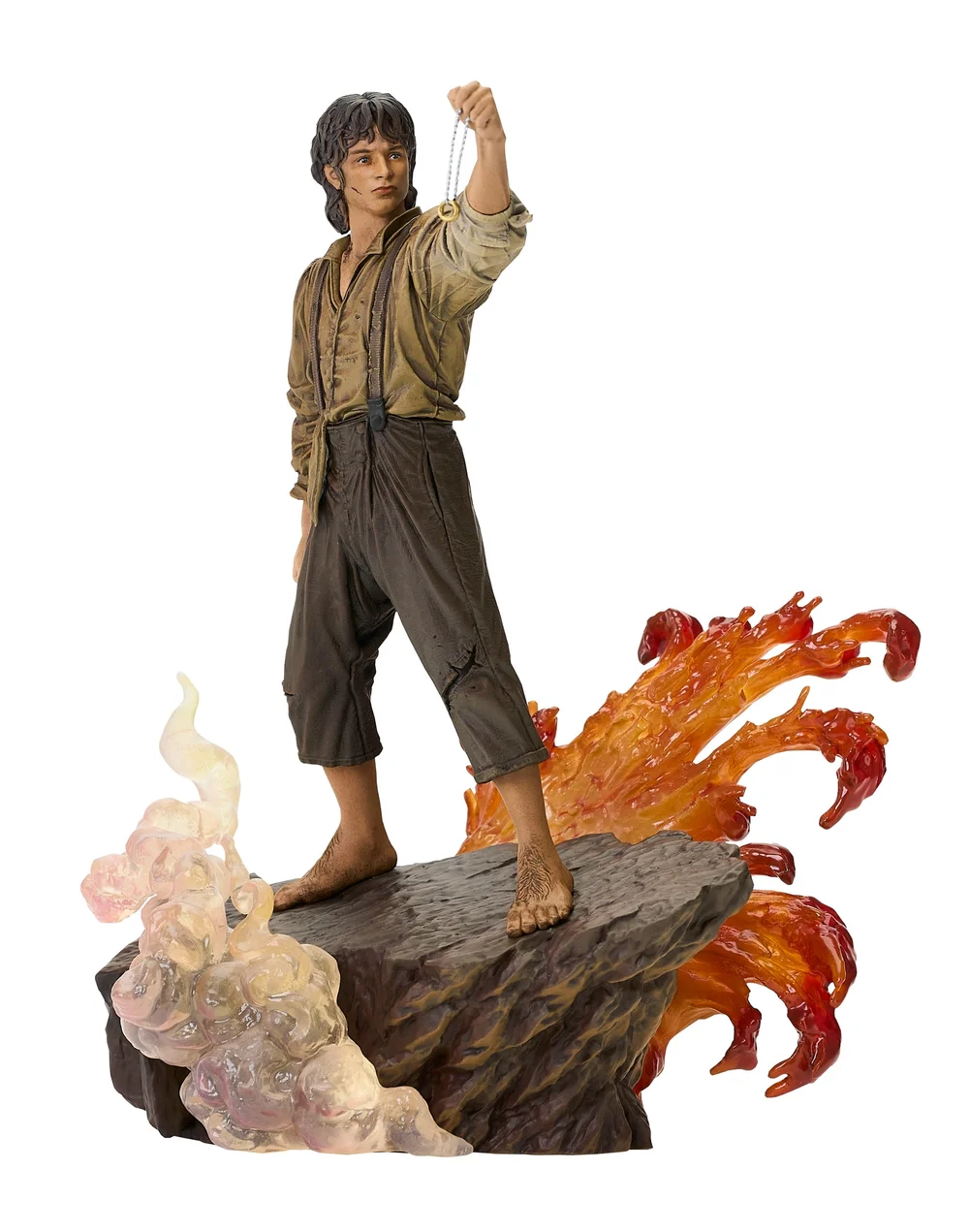 Diamond Select The Lord Of The Rings Gallery Diorama Frodo Deluxe PVC Statue Afbeelding 1