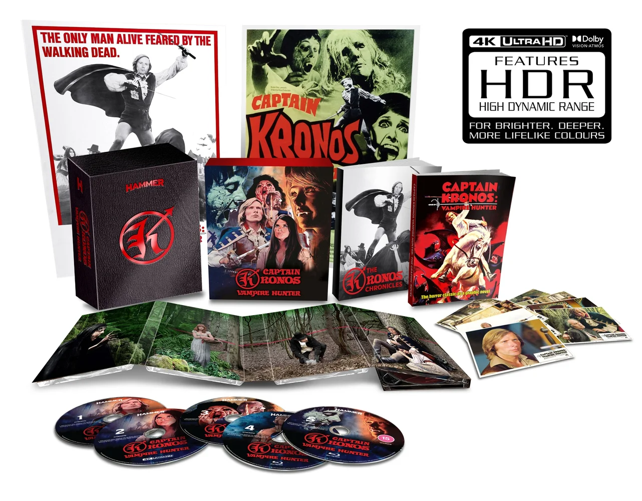 Captain Kronos: Vampire Hunter Limited Collector's Edition 4K Ultra HD & Blu-ray Afbeelding 1
