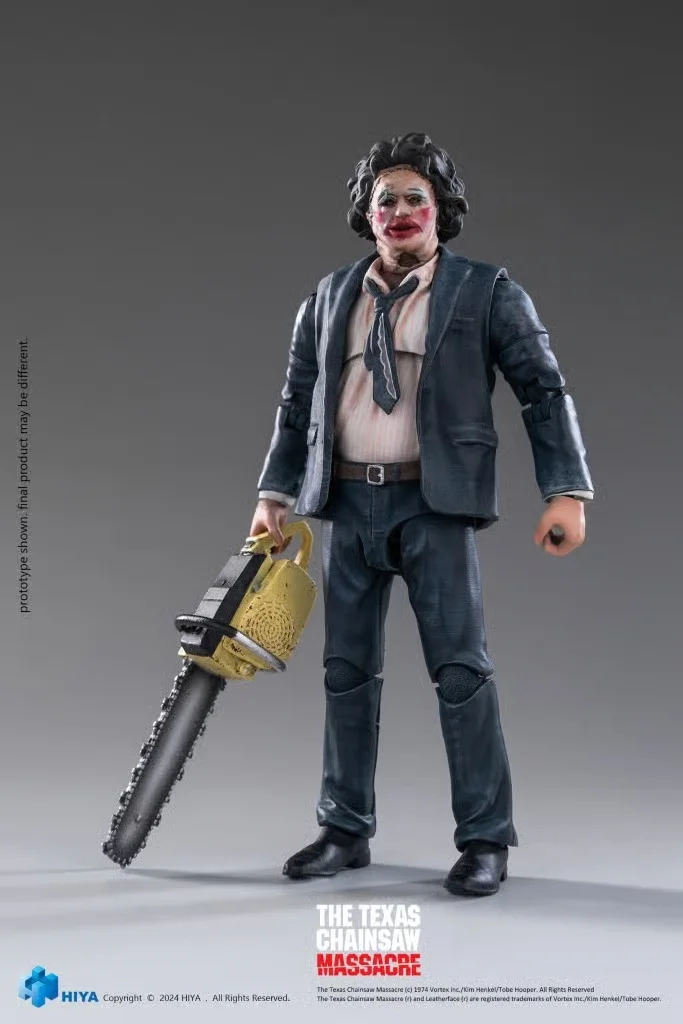 HIYA Toys Texas Chainsaw Massacre 1974 Leatherface Pretty Woman Mask 1:18th Scale Action Figure Afbeelding 1