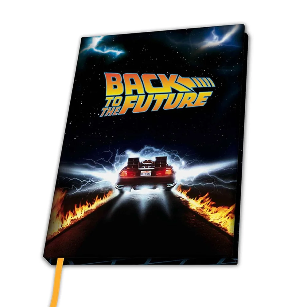 Back To The Future Delorean A5 Notebook Afbeelding 1