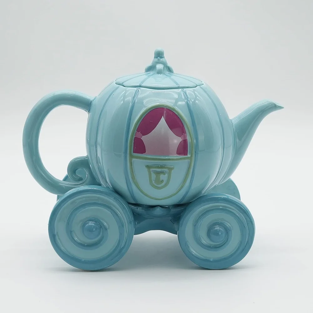 Disney Cinderella Carriage Ceramic Premium Teapot Afbeelding 1