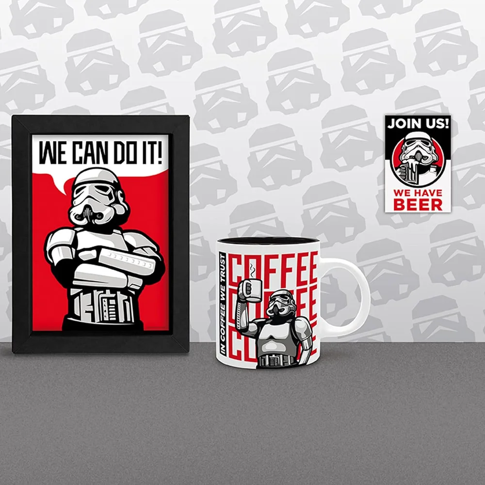 Original Stormtrooper A4 Framed Print & Mug Gift Set Afbeelding 1