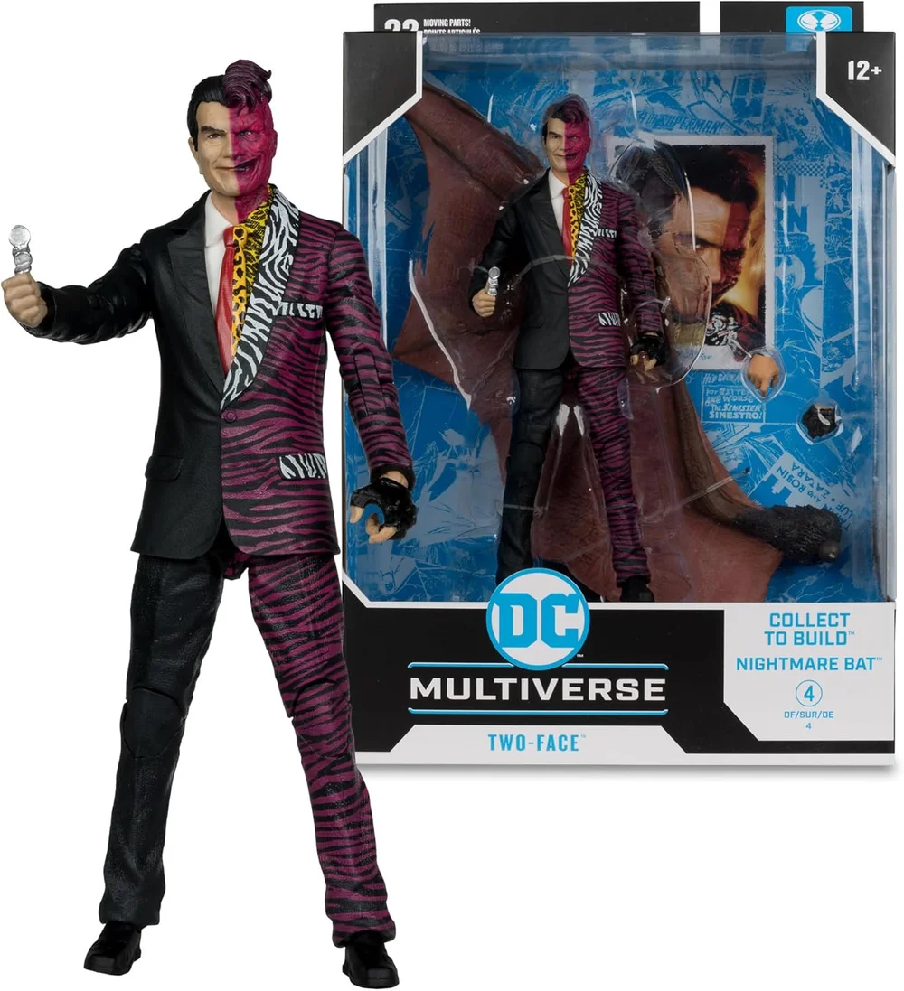 DC Multiverse Batman Forever Movie 7" Action Figure Build-A Wave 13 - Two-Face Afbeelding 1
