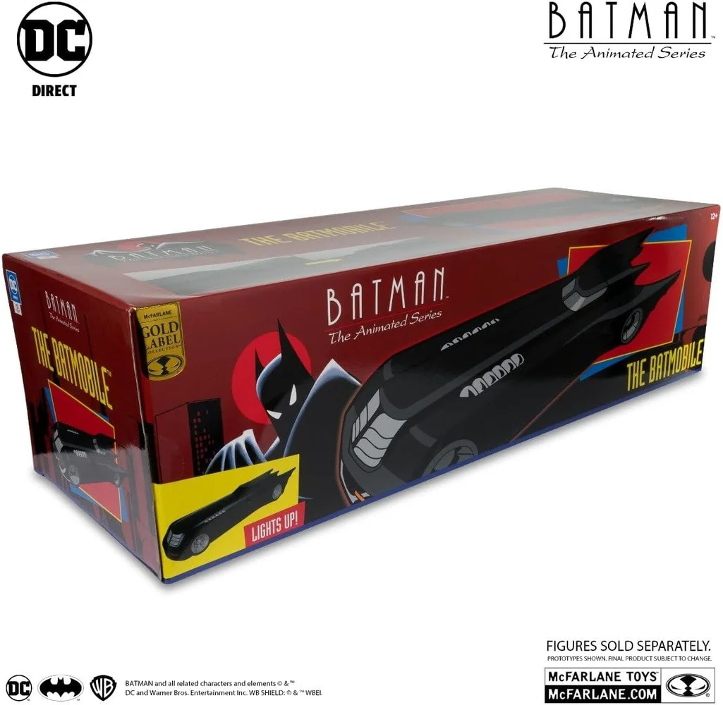 Batman The Animated Series 6" Action Figure Vehicle - Batmobile Afbeelding 1