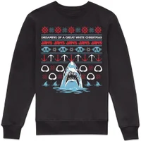 Jaws Santa Jaws Sweatshirt - Black - undefined undefined