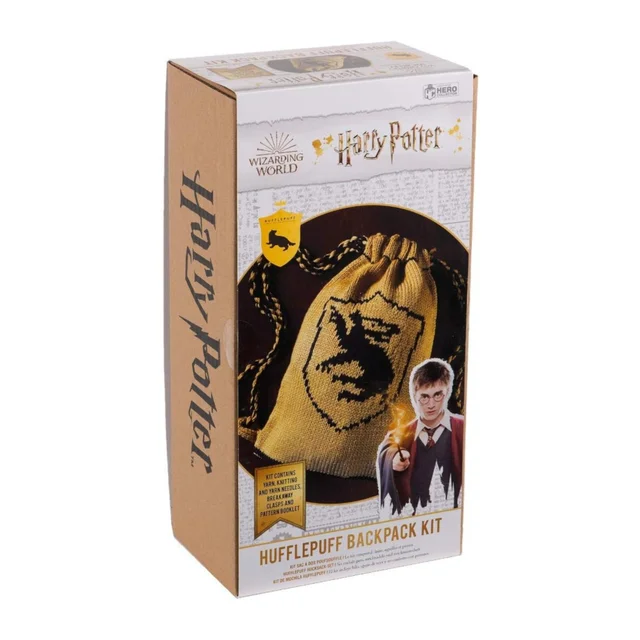 Harry Potter Knit Craft Set Hufflepuff Kit Bags