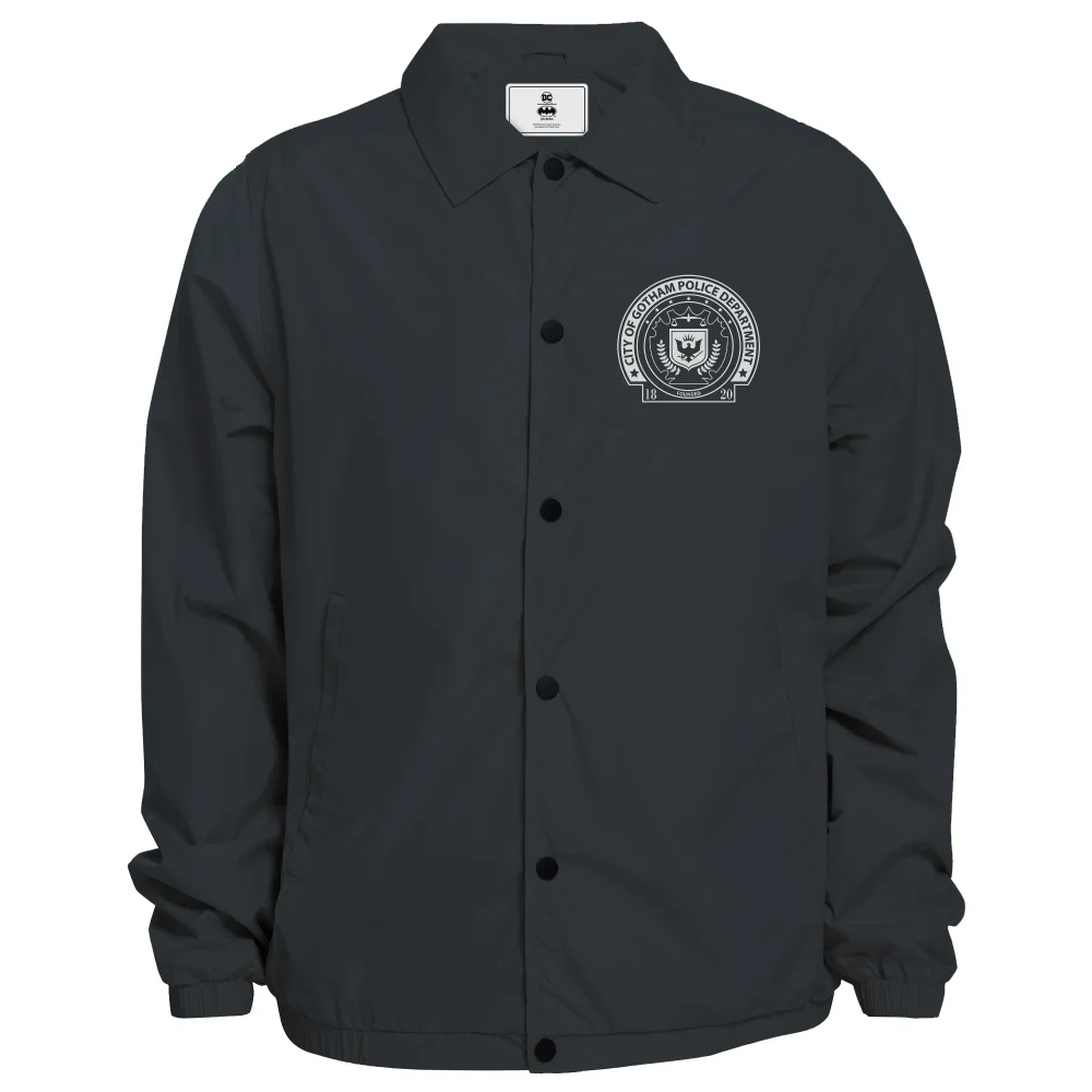 Batman Core Gotham City Police Department Coach Jacket - Black - S Afbeelding 1