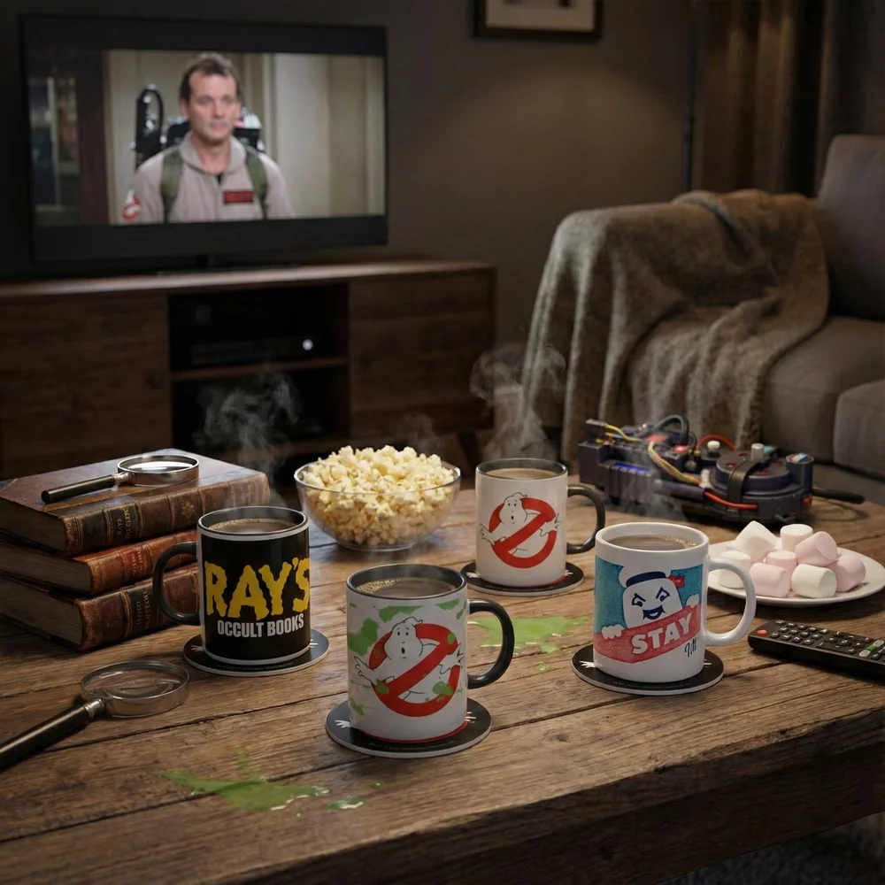 Ghostbusters 4x Mugs & Coasters Bundle Afbeelding 1