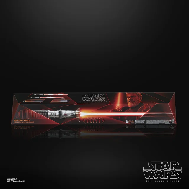 Star Wars The Black Series Baylan Skoll Force FX Elite Lightsaber