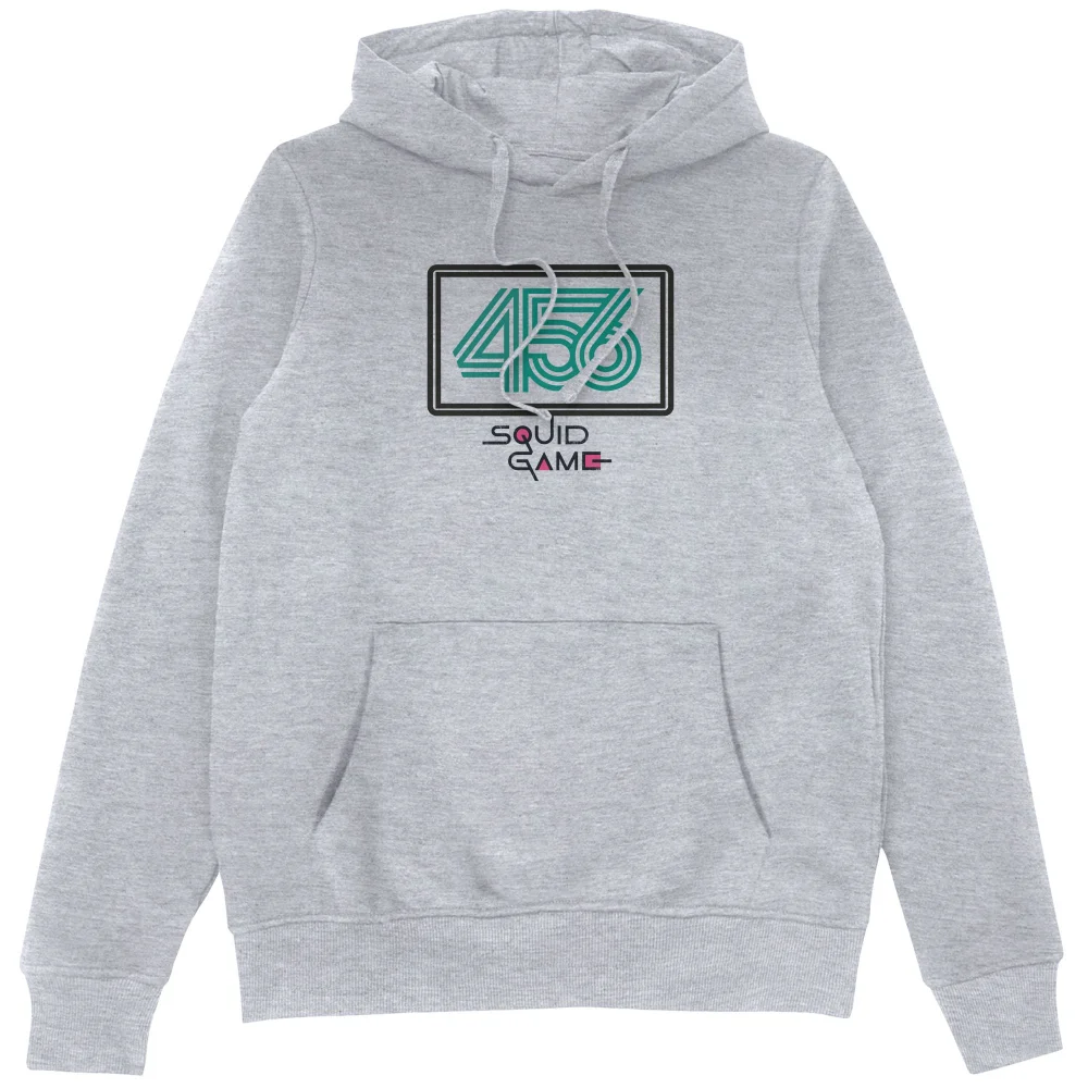Squid Game 456 Hoodie - Grey - S Afbeelding 1