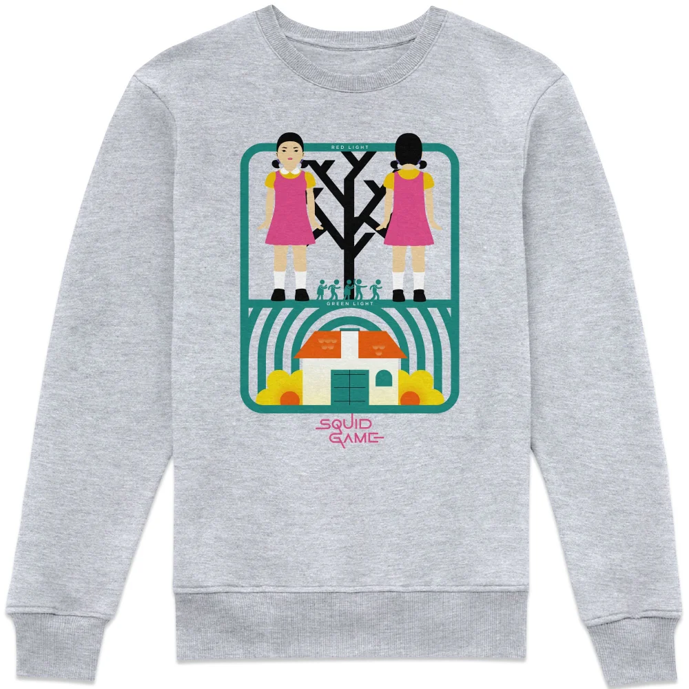 Squid Game Doll Sweatshirt - Grey - XL Afbeelding 1