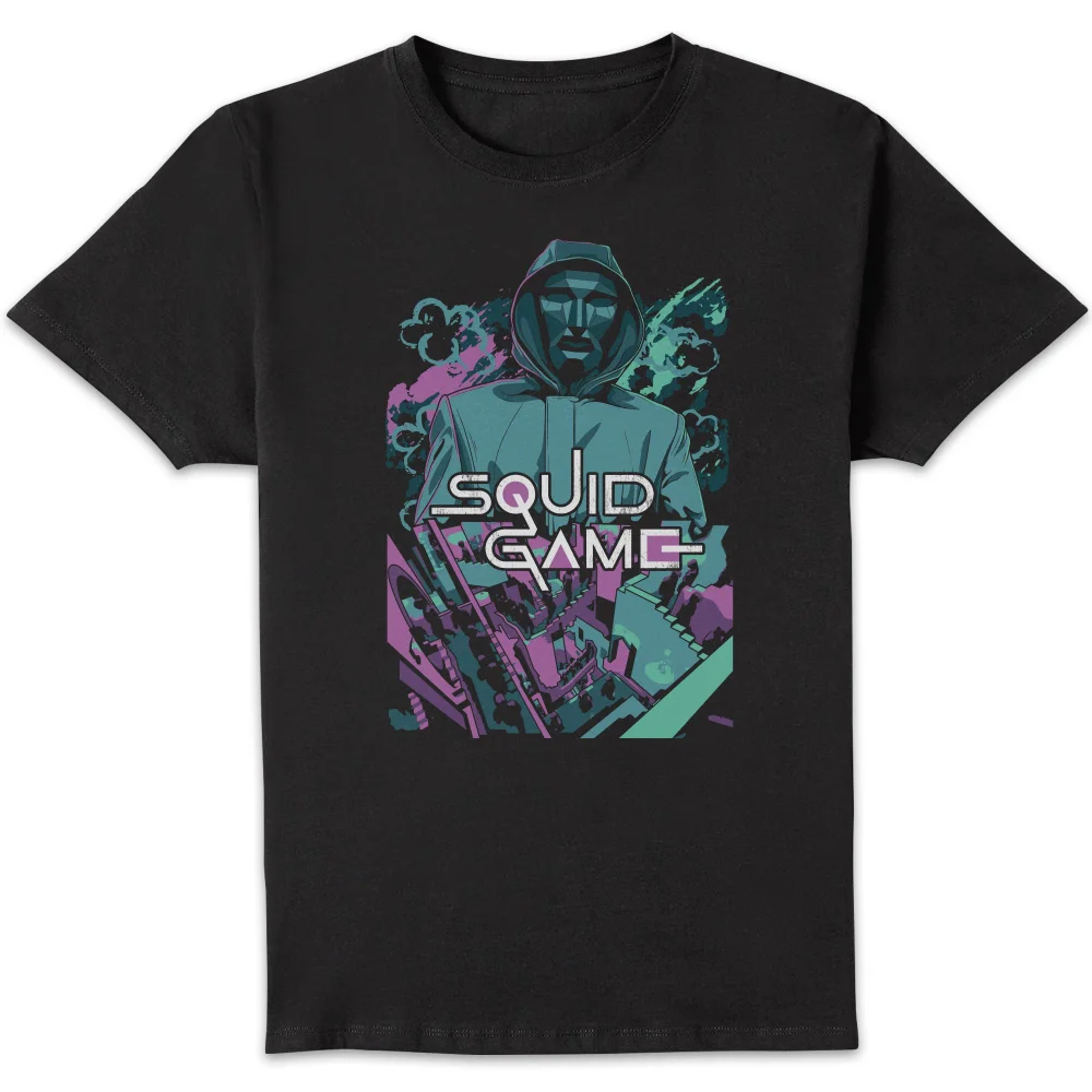 Squid Game Neon Chills Alex Tillbrook Men's T-Shirt - Black - XL Afbeelding 1